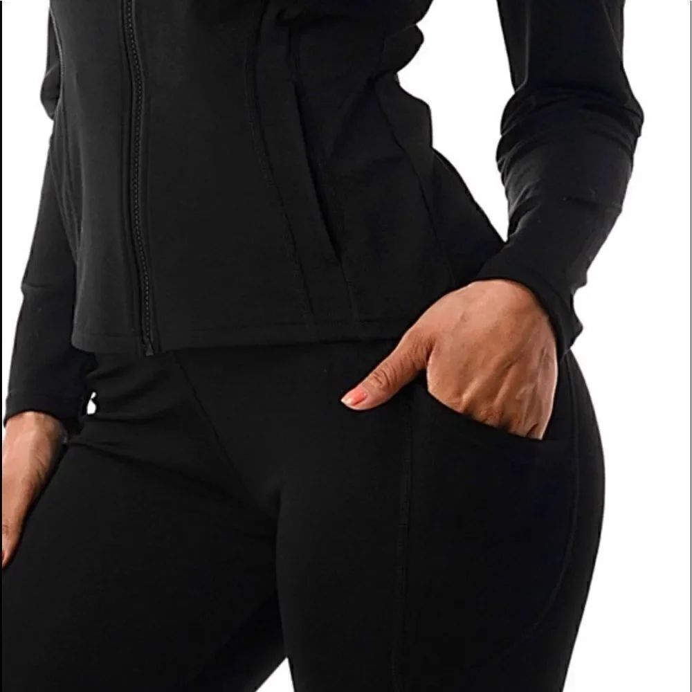 Two Piece Active Leggings Set - Picture 2 of 16
